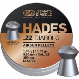 Пульки  JSB Hades 5,5 мм (cal.22) 1,03 г (500 шт)