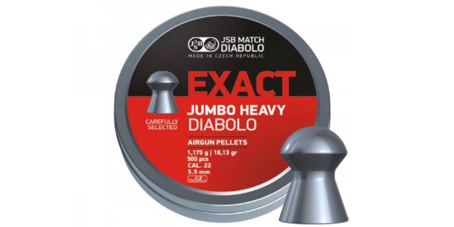 Пульки JSB Diabolo JUMBO EXACT 5.52 мм (cal.22) 1.175 г.
