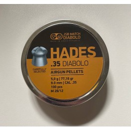 Пульки JSB Hades 9,0 мм (cal.22) 5,0 г (500 шт) Пульки JSB Hades 9,0 мм (cal.22) 5,0 г (500 шт)