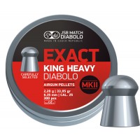 Пульки JSB Diabolo KING EXACT HEAVY MK II 6.35 мм (cal.25) 2.2 г (300 шт.) 